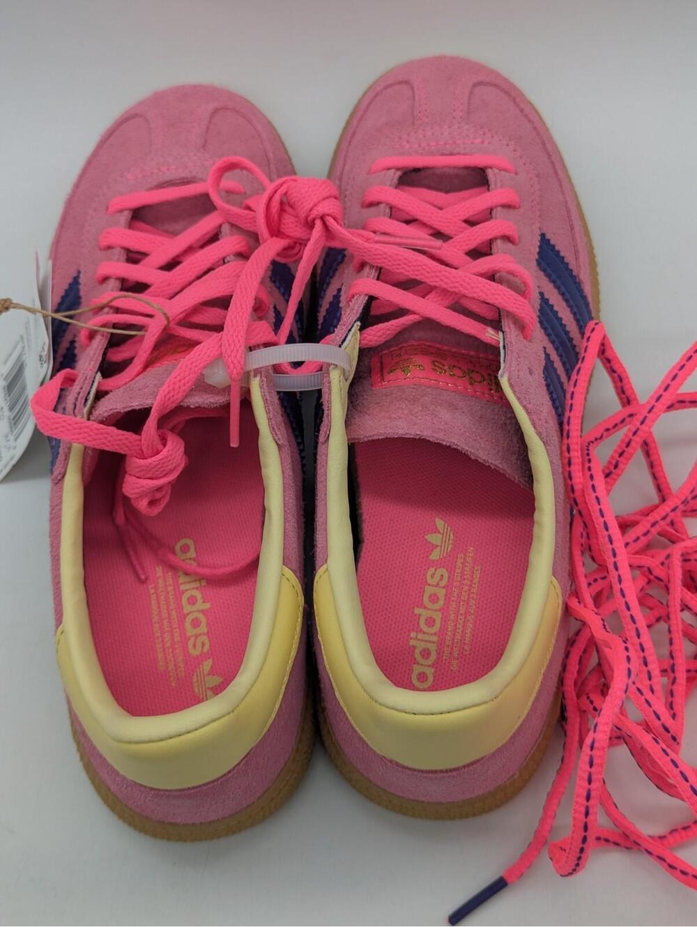Adidas Handball Spezial Lucid Pink Purple JP8718 Shoes Women's Size 6 / Girls 7Y - Picture 5 of 9